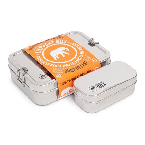 elephant lunch box stainless steel|eco lunch box uk.